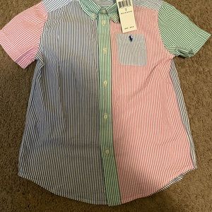 Boys Ralph Lauren button up. New!!